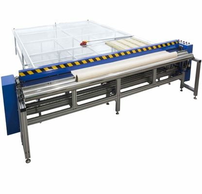 China 3.2 M /4m /5m   roller blinds cold blade  automatic  cutting machine automatic feeding &amp; rewinding fabrics supplier