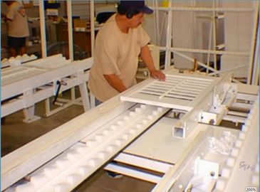 China assembly table for window shutters  with air cylider supplier